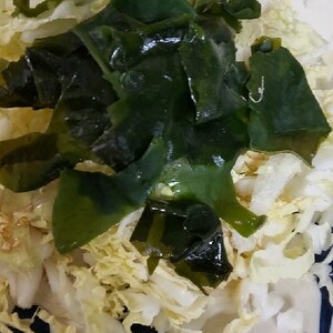 白菜とわかめのサラダ